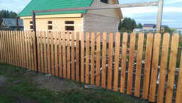 забор декоративный деревянный